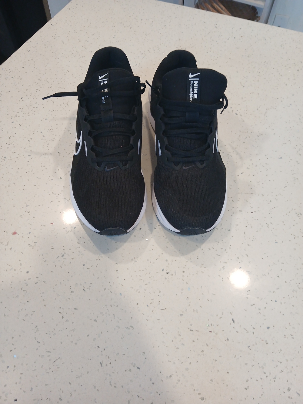Size 14 - Nike Downshifter 13 Black White